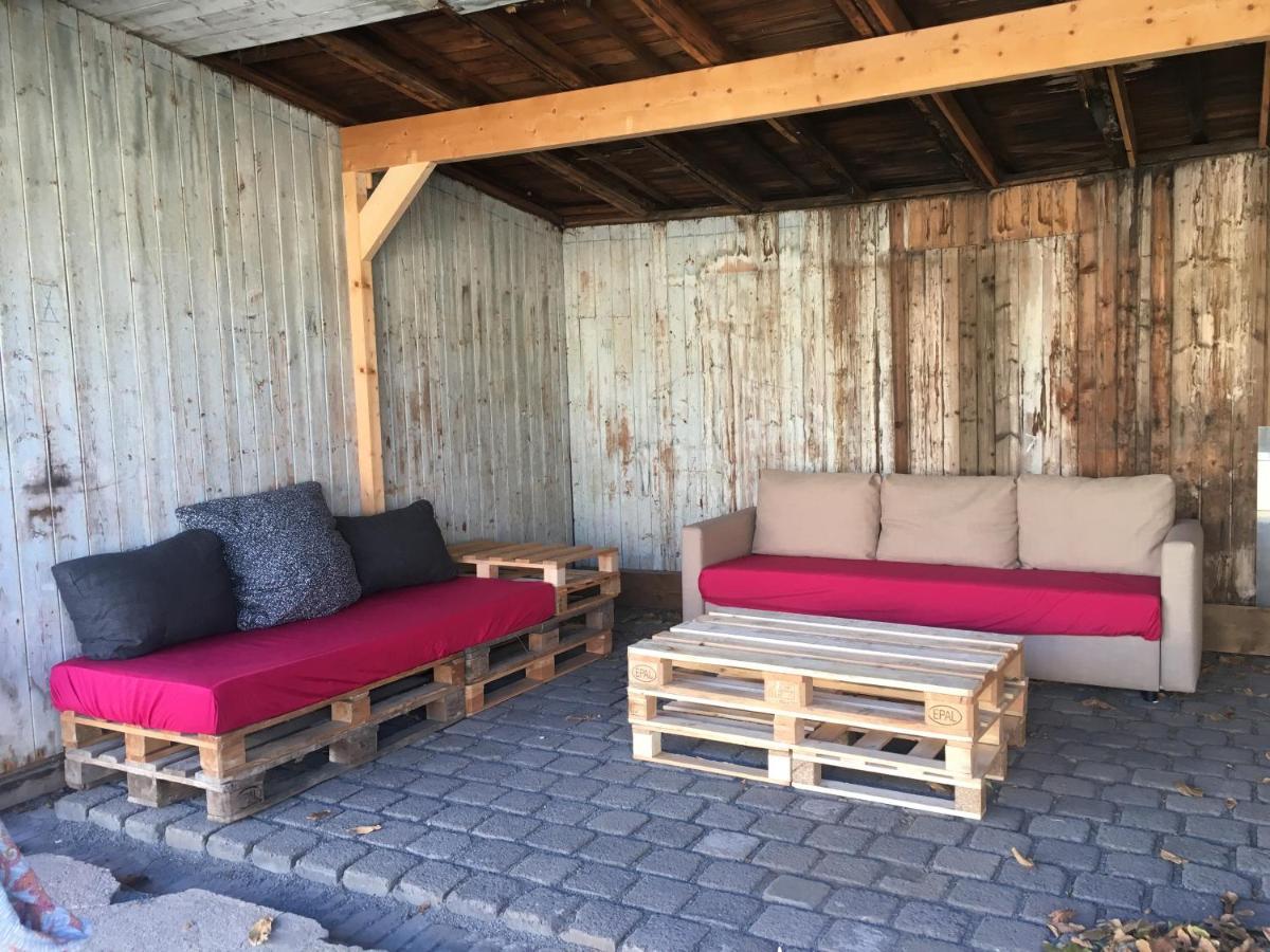 Die Senfbude - Klein Aber Fein - Wunderschoenes Studio-Apartment Mit Terrasse Und Stellplatz Lipsia Esterno foto